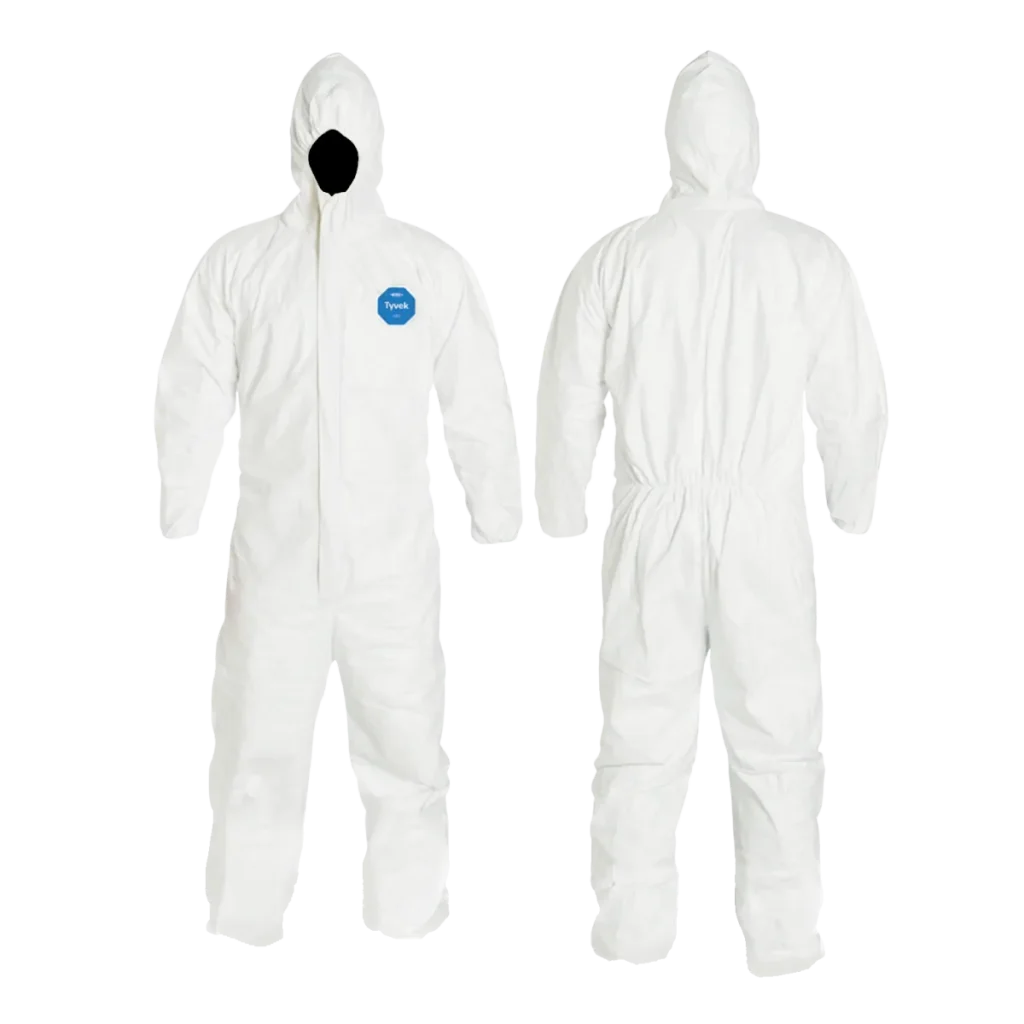 ชุดป้องกันสารเคมี DuPont Tyvek 400 ขนาด XL